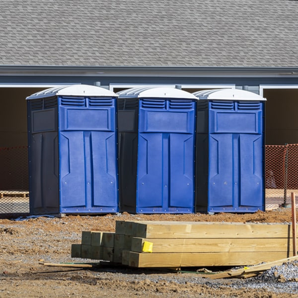 do you offer hand sanitizer dispensers inside the porta potties in Mayville North Dakota